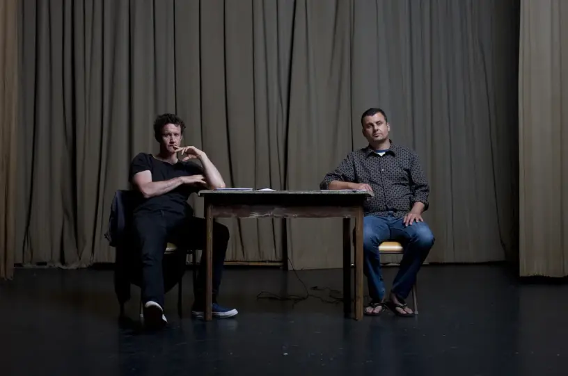 Theatre Replacement, James Long & Marcus Youssef. Photo: Simon Hayter.