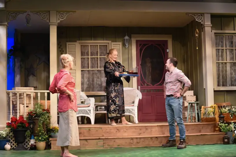 Melanie Janzen, Debra Hale, Jeff Hanson; Set by Beckie Morris; Lighting by Wendy Lundgren; Costumes by Wendi Speck; Photo by Sharyn Ayliffe Creative