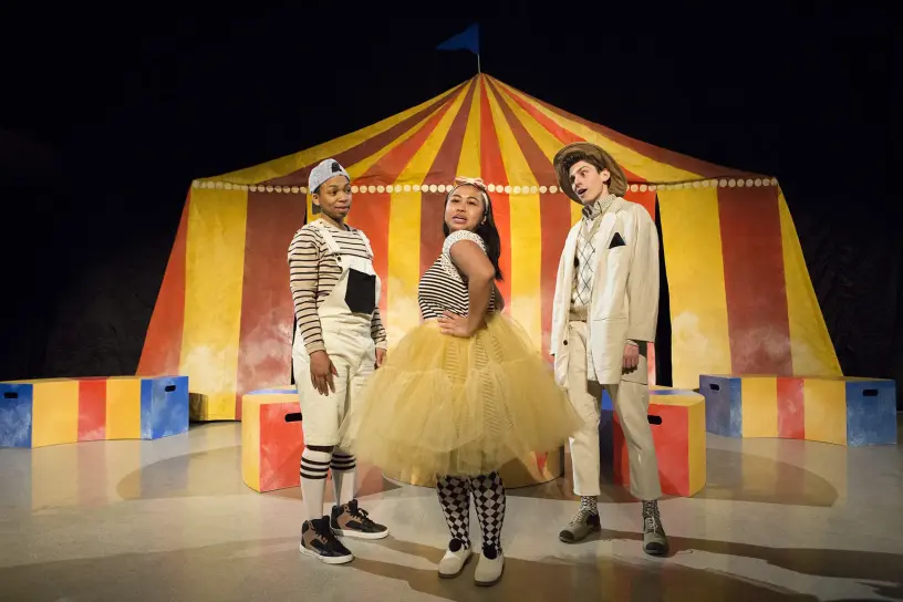 Samson Brown, Athena Kaitlin Trinh & Matthew Finlan. Photo John Packman